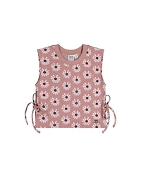 Deux par Toddler Girl 2T - 5T Jacquard Vest Printed Flowers