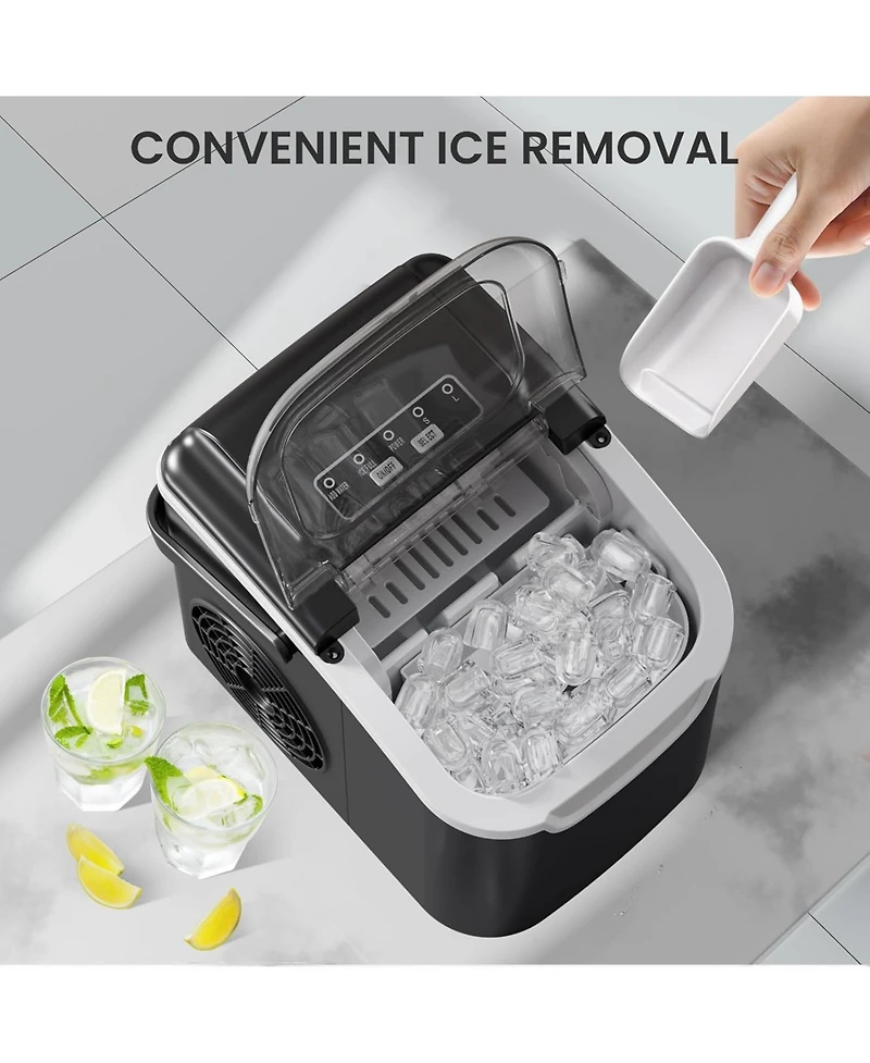 Cowsar Countertop Ice Maker, 8 Ice Cubes in 6 Minutes