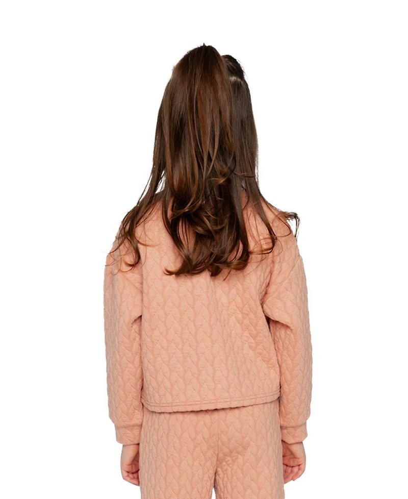 Deux par Little and Big Girl 6-14 Jacquard Sweatshirt