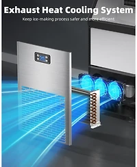 Cowsar Commercial Ice Maker, 265 lbs. Ice Production Daily