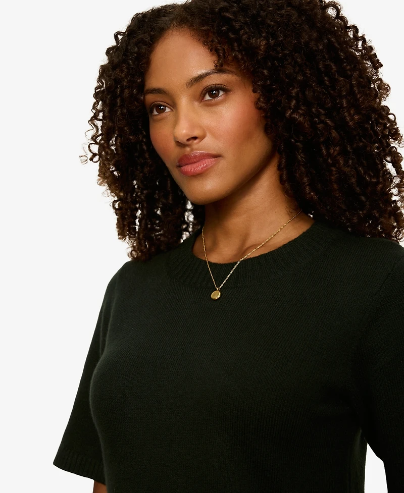 Sanctuary Petite Perfect Short-Sleeve Sweater T-Shirt