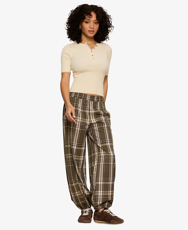 Sanctuary Petite Micro Pull-On Balloon Pants