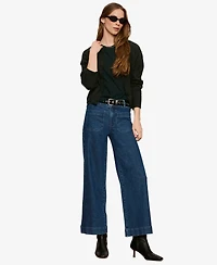 Sanctuary Petite Chelsea Wide-Leg Ankle Jeans