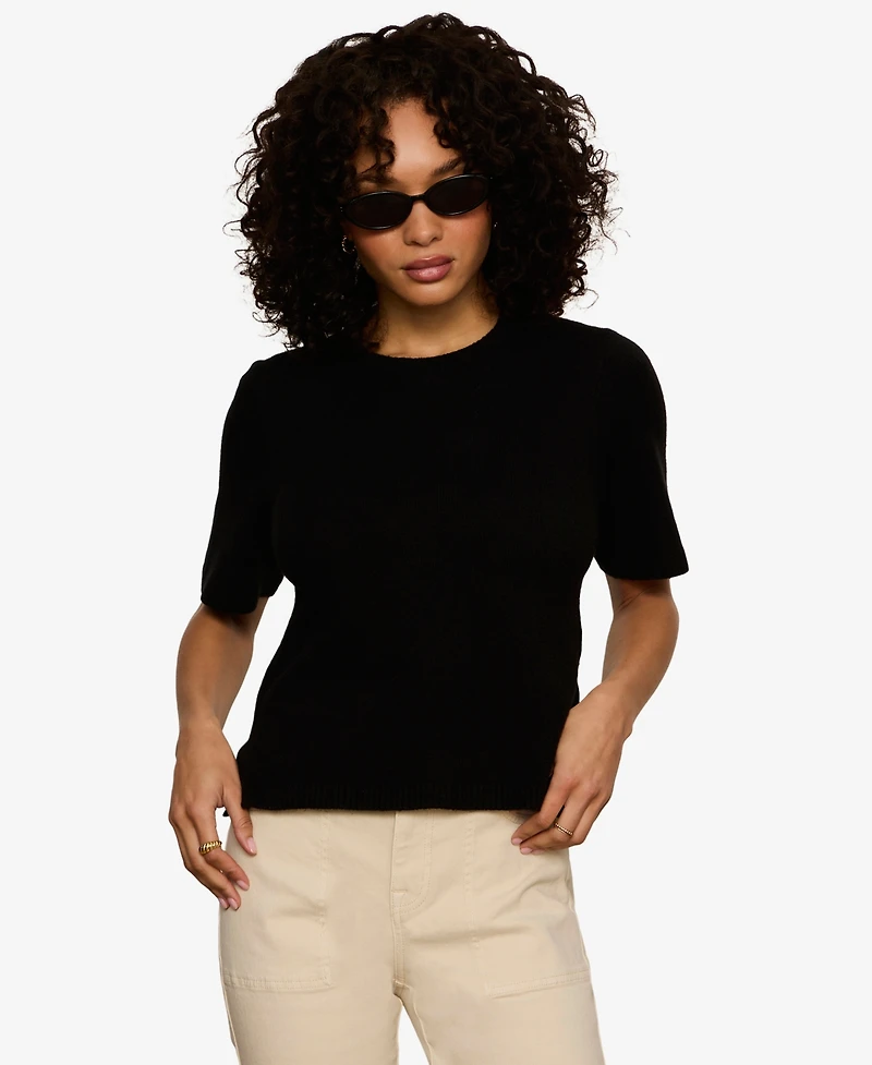Sanctuary Petite Perfect Short-Sleeve Sweater T-Shirt