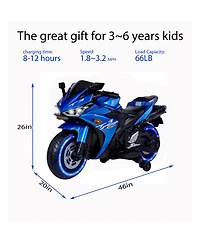 Yobtop Kids Motorcycle 12V