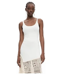 Desigual Women's Asymmetrical Fringe Dress