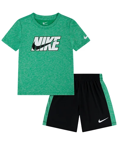 Nike Toddler Boys Dri-fit Dropset T-Shirt and Shorts Set