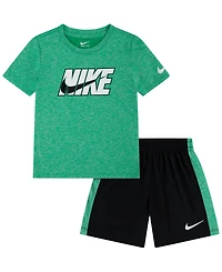 Nike Toddler Boys Dri-fit Dropset T-Shirt and Shorts Set