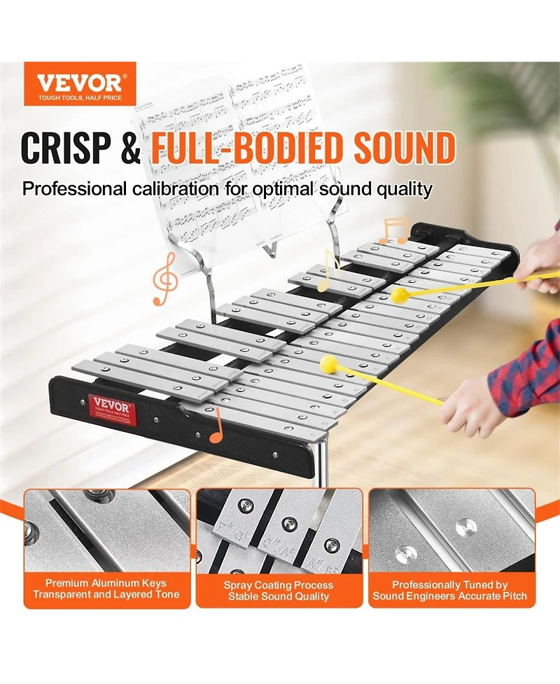 Yobtop 32 Note Glockenspiel Xylophone