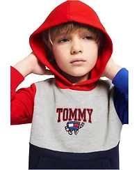 Tommy Hilfiger Boys' 2T-7 Mascot Block Long-Sleeve Hoodie