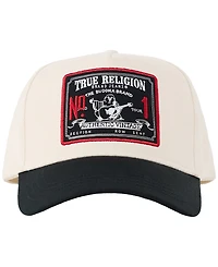 True Religion Men's Contrast Patch Baseball Hat
