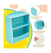 homfan Kids Bookshelf, Toy Storage Organizer, Children's Toy Shelf, Toy Storage Cabinet, Fit for Children's Room, Playroom, Hallway, Kindergarten