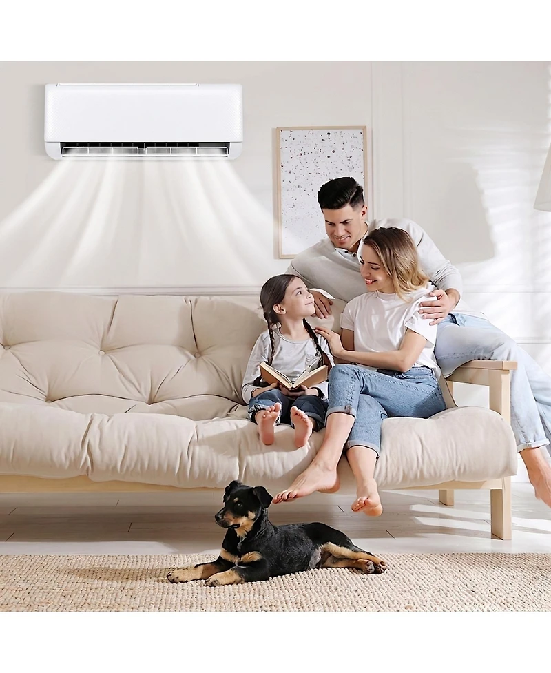 17000 Btu 21 SEER2 208-230V Energy Star Ductless Mini Split Air Conditioner Heat Pump