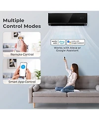 Sugift 12000 Btu 22 SEER2 208-230V Wifi Mini Split Air Conditioner Heat Pump System