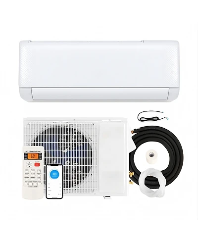17000 Btu 21 SEER2 208-230V Energy Star Ductless Mini Split Air Conditioner Heat Pump