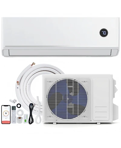 Sugift 24000 Btu 18.1 SEER2 208/230V Wifi Mini Split Air Conditioner with Alexa