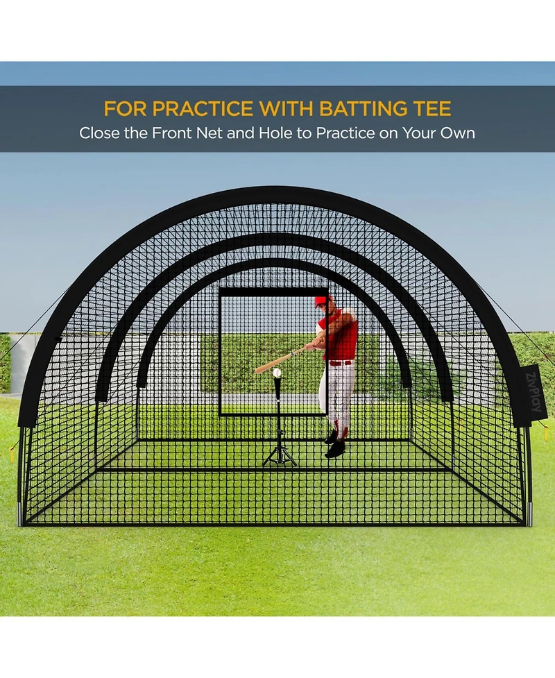 Aoligeijs Portable Baseball Batting Cage for Practice