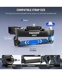 Neewer GP67 Camera Mounting Accessory for select Canon, Nikon and Sony cameras