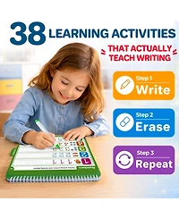 Quokka Tracing Books for Kids Ages 3-5 – Dry Erase Activity Books for Kids Ages 3-5 - Writing Practice Workbook with Markers