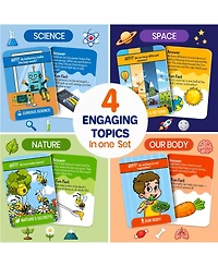Quokka 101 Why Flash Cards for Kids Ages 4-8 - Educational Card Game with Simple Explanations and Fun Facts About Science, Nature and Space