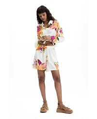 Desigual Women's Printed Flower Shorts
