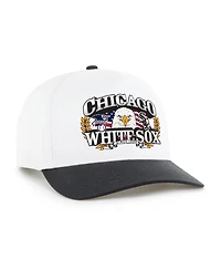 '47 Brand Men's White/Black Chicago White Sox Americana Eagle Hitch Adjustable Hat