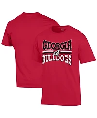 Champion Men's Red Georgia Bulldogs Team Zoom T-Shirt