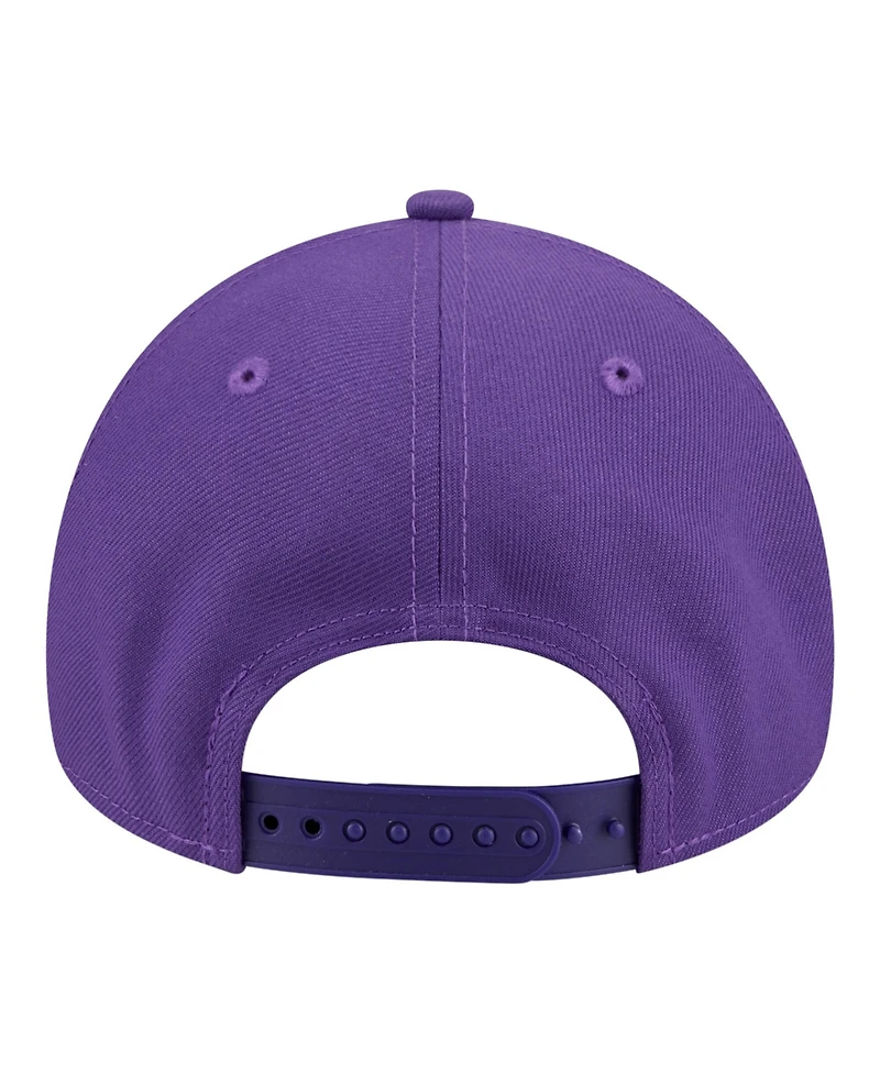 New Era Big Boys and Girls Purple Utah Jazz 9FORTY A-Frame Adjustable Hat