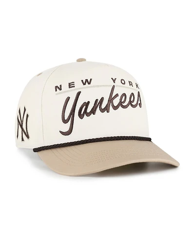 '47 Brand Men's Natural/Tan New York Yankees Neutral Terrain Hitch Rope Adjustable Hat