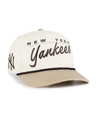 '47 Brand Men's Natural/Tan New York Yankees Neutral Terrain Hitch Rope Adjustable Hat