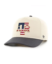 '47 Brand Men's Natural/Navy Texas A&M Aggies Americana Flag Hitch Adjustable Hat