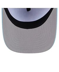 New Era Men's Light Blue New York Yankees Deep Water Pre-Curved 9FIFTY A-Frame Snapback Hat