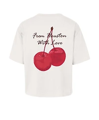 '47 Brand Women's Cream Houston Rockets Love Letter Reed City T-Shirt
