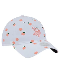New Era Women's White Minnesota Vikings Fruit Pattern 9TWENTY Adjustable Hat