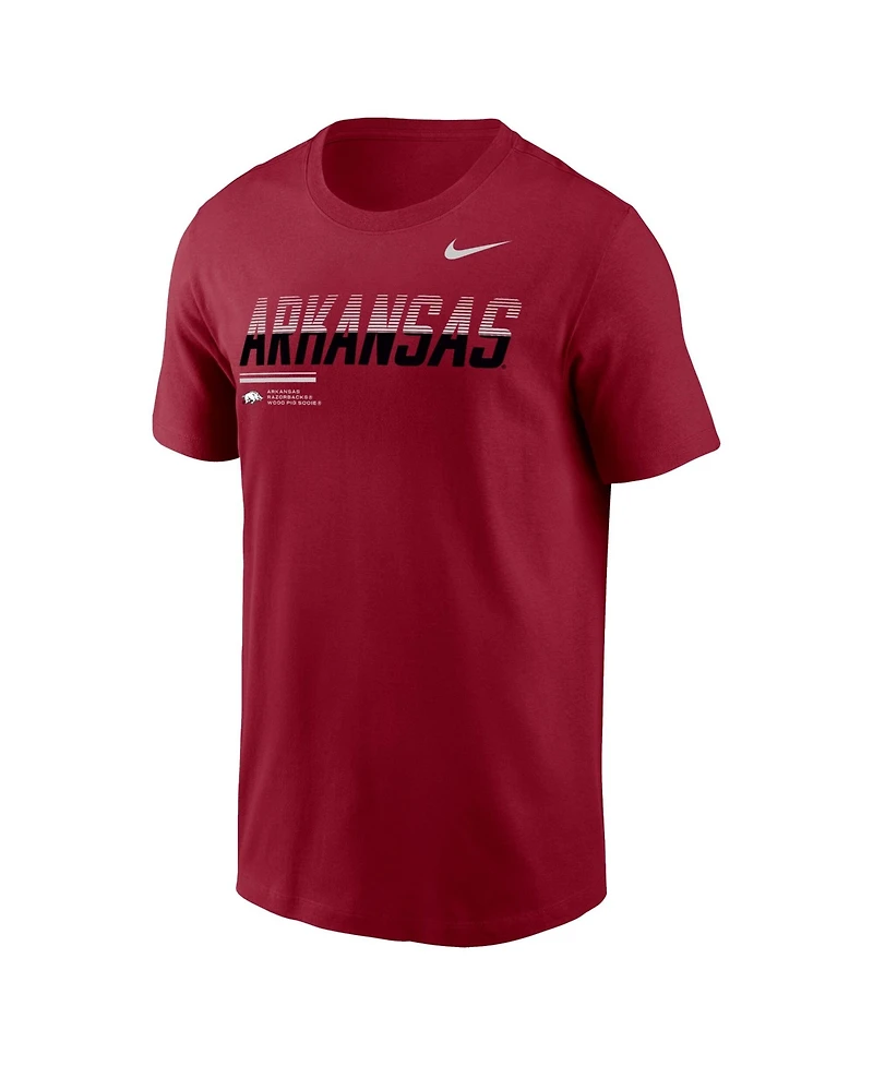 Nike Men's Cardinal Arkansas Razorbacks 2026 Sideline Wordmark Legend Dri-fit T-Shirt