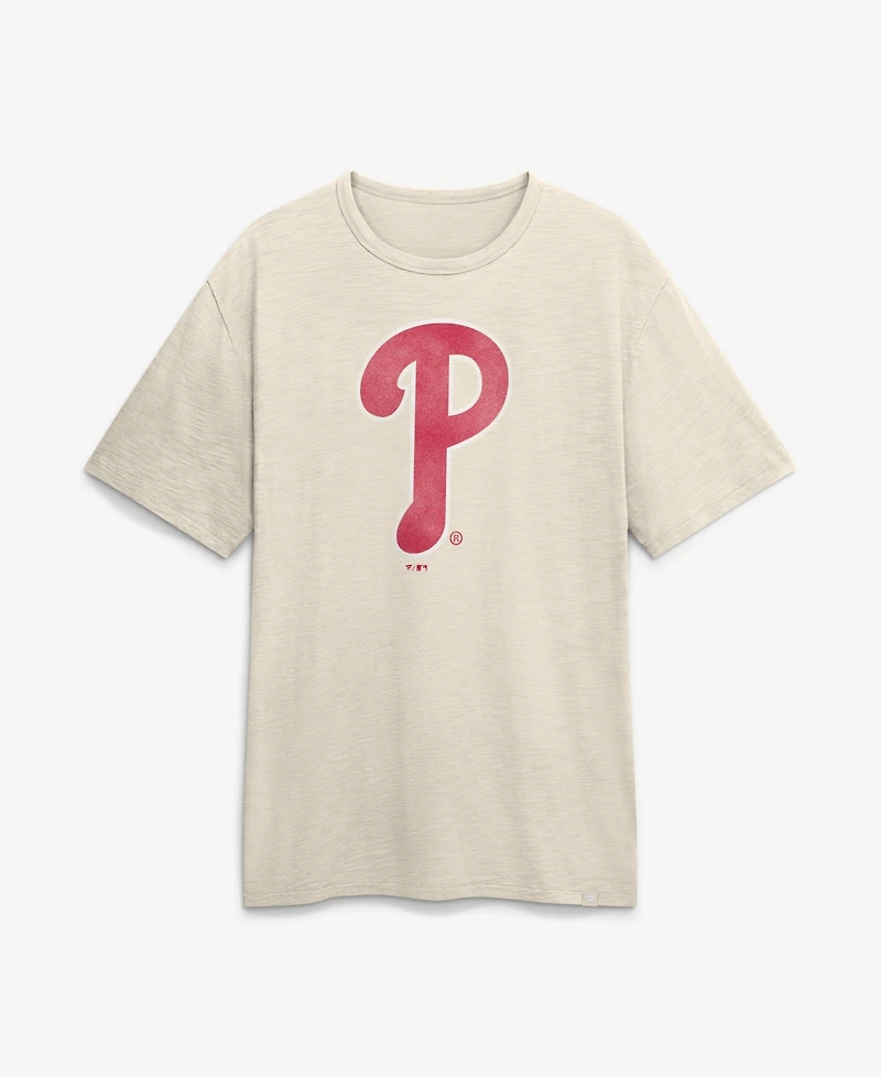Fanatics Men's Cream Philadelphia Phillies Stadium Slub T-Shirt