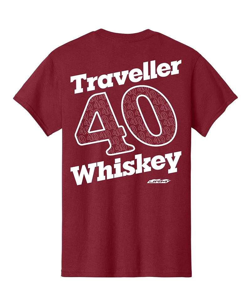 Classic Ink Men's Cardinal Justin Allgaier Traveler Whiskey T-Shirt