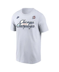 Nike Men's White Illinois Fighting Illini Chicago to Champaign T-Shirt