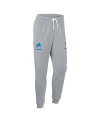 Nike Men's Gray Detroit Lions Sideline Standard Issue Dri-fit Taper Pants