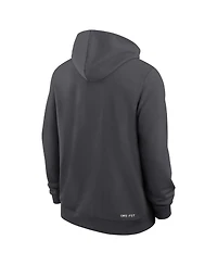 Nike Men's Anthracite Alabama Crimson Tide 2026 Sideline Standard Issue Dri-fit Full-Zip Hoodie