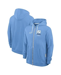 Jordan Men's Carolina Blue North Tar Heels 2026 Sideline Standard Issue Dri-fit Full-Zip Hoodie
