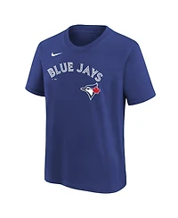 Nike Big Boys and Girls Vladimir Guerrero Jr. Royal Toronto Blue Jays Name & Number T-Shirt