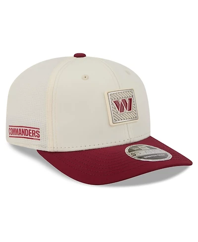New Era Men's Cream/Burgundy Washington Commanders 2026 Nfl Training Camp 9SEVENTY Adjustable Hat