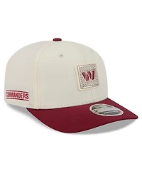 New Era Men's Cream/Burgundy Washington Commanders 2026 Nfl Training Camp 9SEVENTY Adjustable Hat