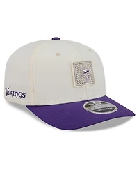 New Era Men's Cream/Purple Minnesota Vikings 2026 Nfl Training Camp 9SEVENTY Adjustable Hat
