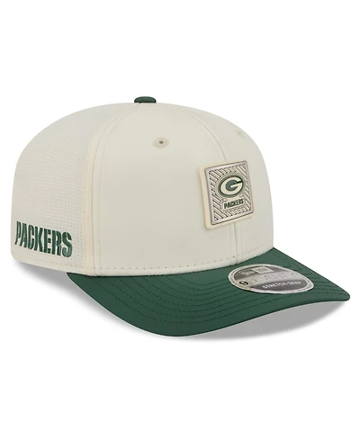 New Era Men's Cream/Green Bay Packers 2026 Nfl Training Camp 9SEVENTY Adjustable Hat