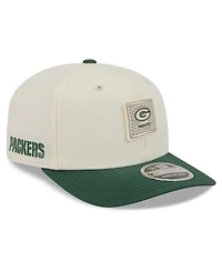 New Era Men's Cream/Green Bay Packers 2026 Nfl Training Camp 9SEVENTY Adjustable Hat