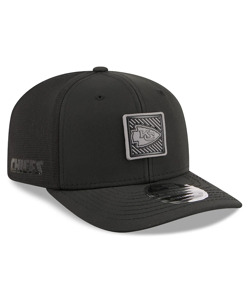 New Era Men's Black Kansas City Chiefs 2026 Nfl Training Camp 9SEVENTY Adjustable Hat