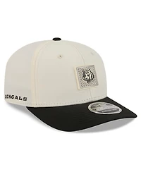 New Era Men's Cream/Black Cincinnati Bengals 2026 Nfl Training Camp 9SEVENTY Adjustable Hat