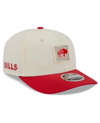 New Era Men's Cream/Red Buffalo Bills 2026 Nfl Training Camp 9SEVENTY Adjustable Hat